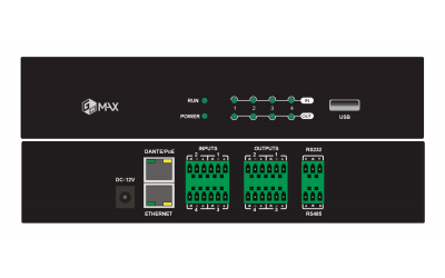 MAX-DMP 0404D Dante網絡音頻管理器